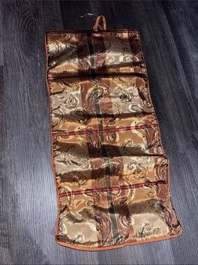 MAGGI B vintage bag organisation zippers 4 sections Fait au Canada RARE
